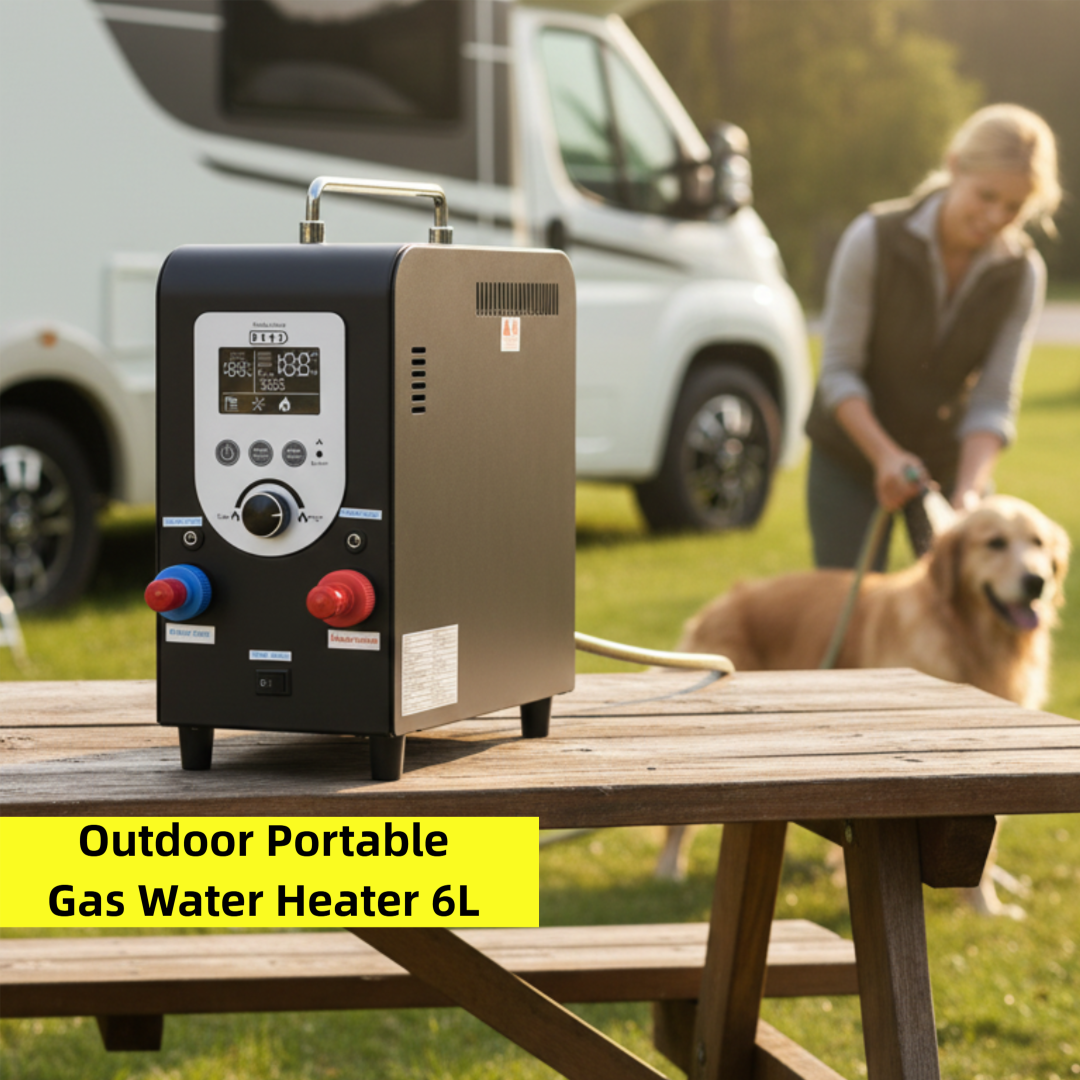 Outdoor Camping Water Heater - Portable Propane Tankless Water Heater Rechargeable