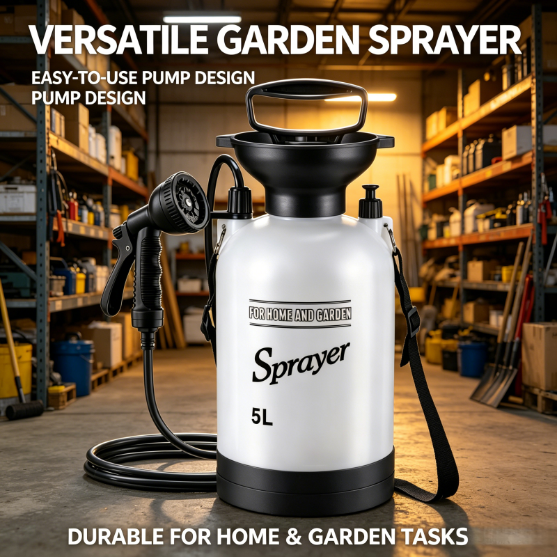 Outdoor Camping Water Heater - 5L Portable Camping Shower Manual Pump