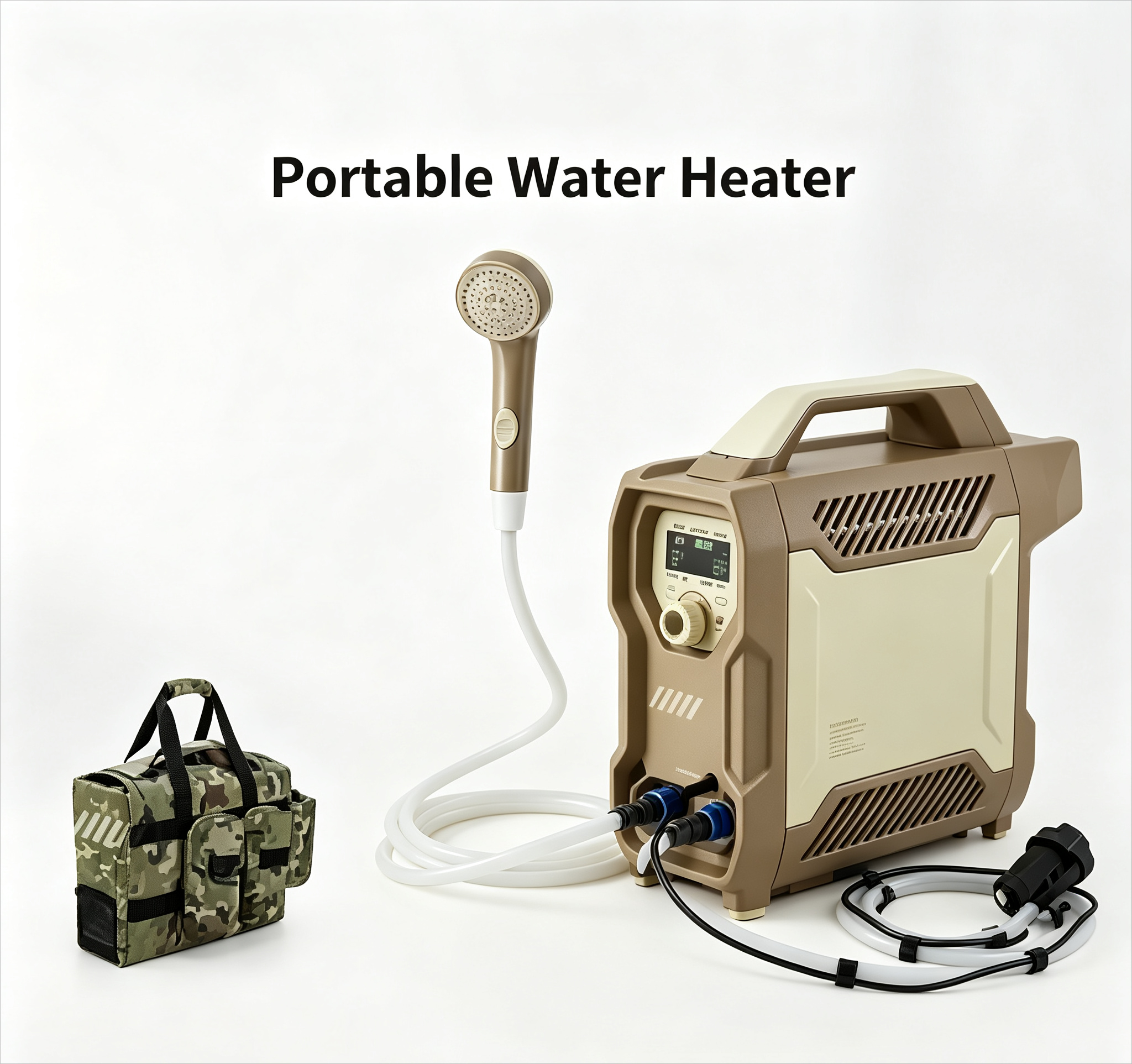 Portable Electric Water Heater - Outdoor Camping Hot Water Shower avaliação e preço