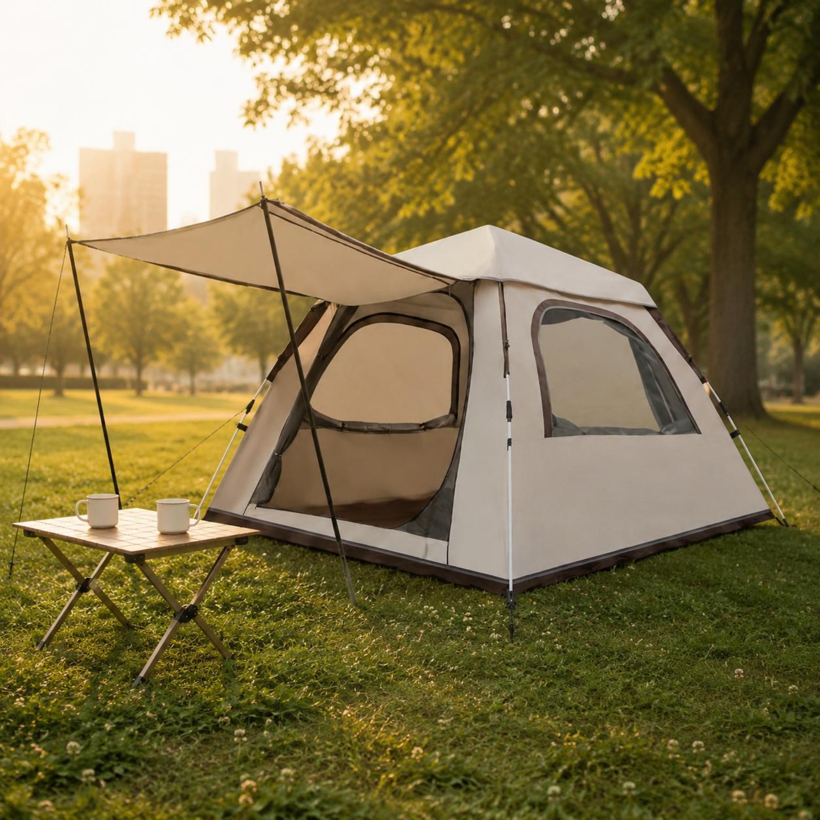 Automatic Camping Tent Portabl - Camping Outdoor Or Indoor avaliação e preço
