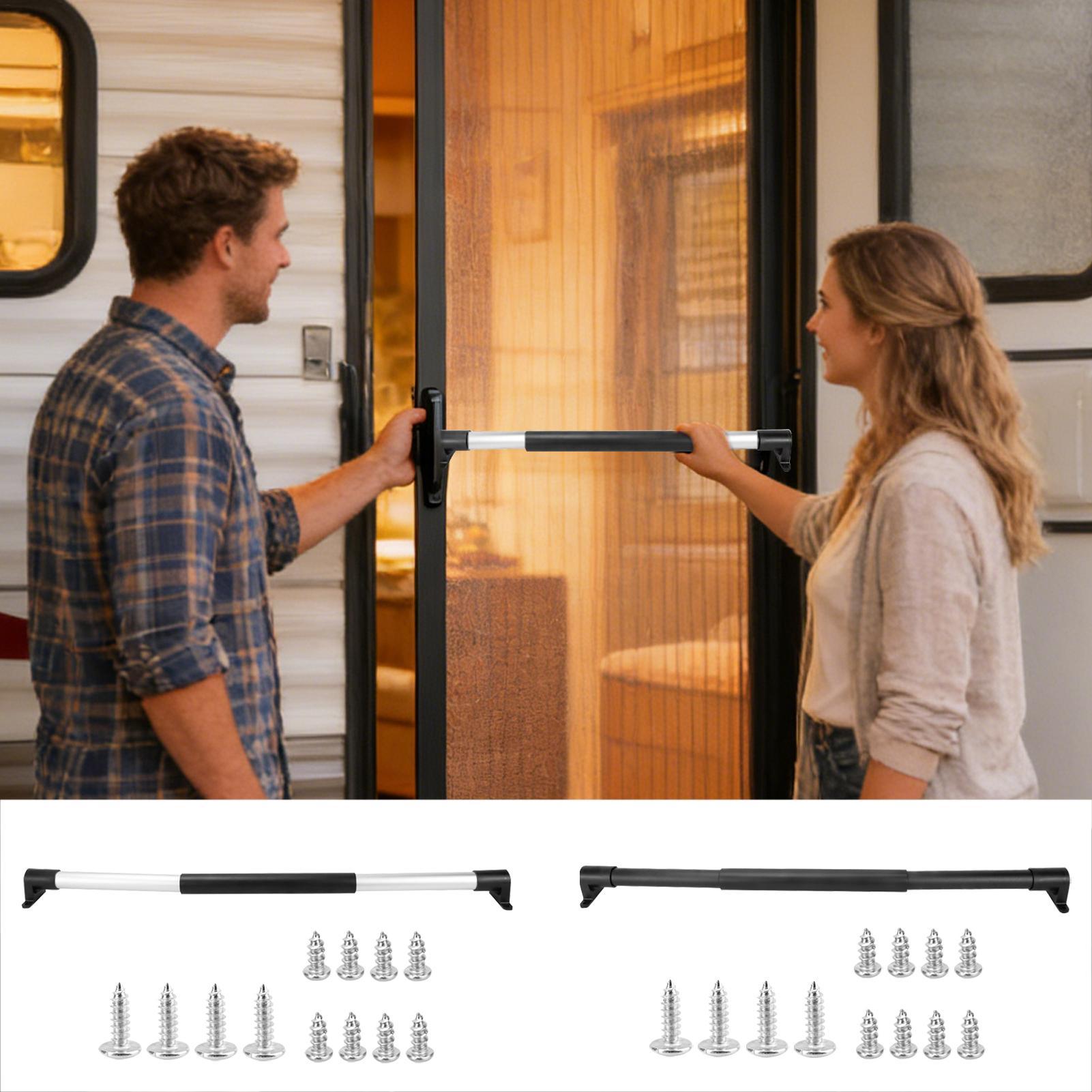 RV Screen Door Handle Bar Adju - Outdoor Camping Rentals avaliação e preço