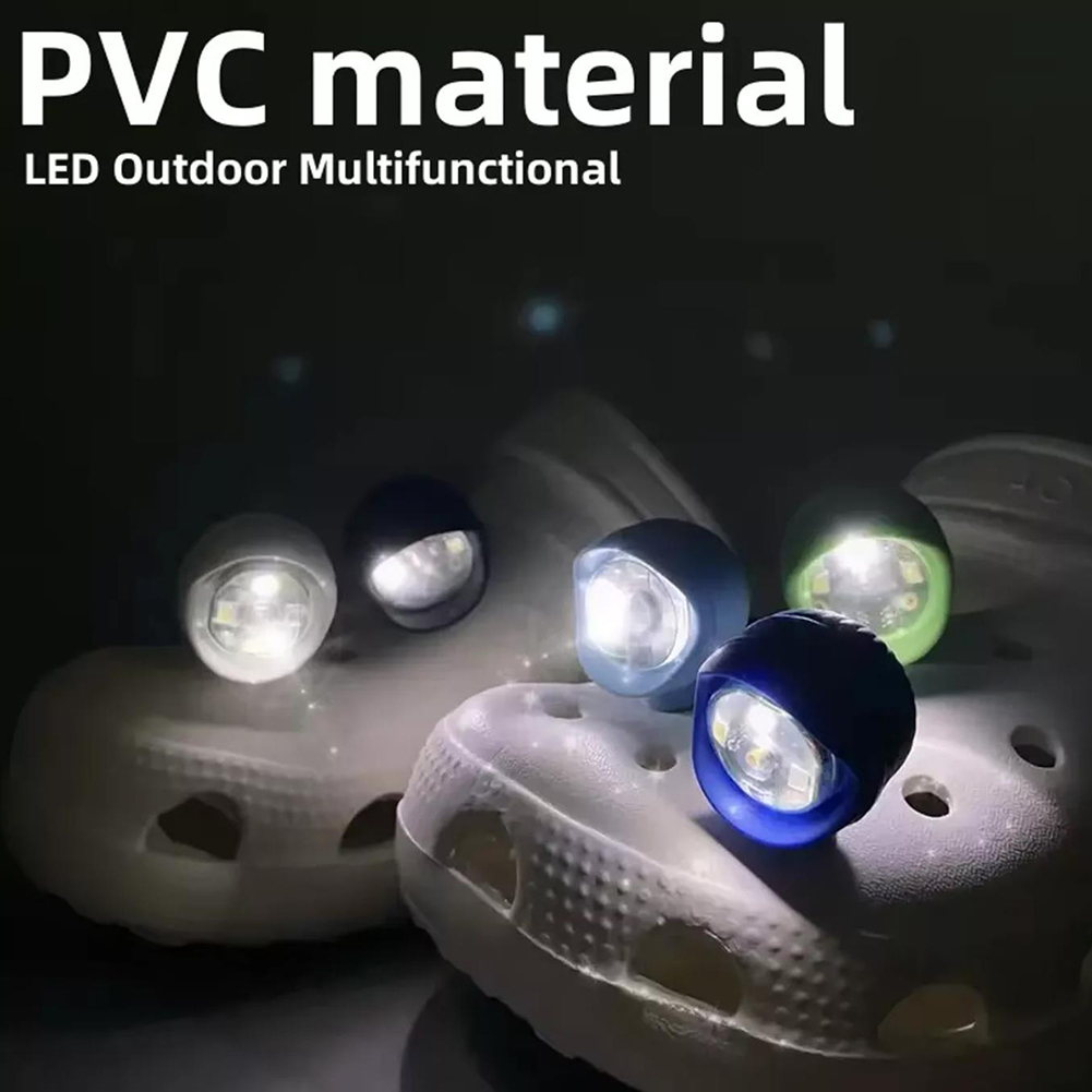 2pcs Hollowed-Out Shoes Lights - Outdoor Camping Slippers avaliação e preço