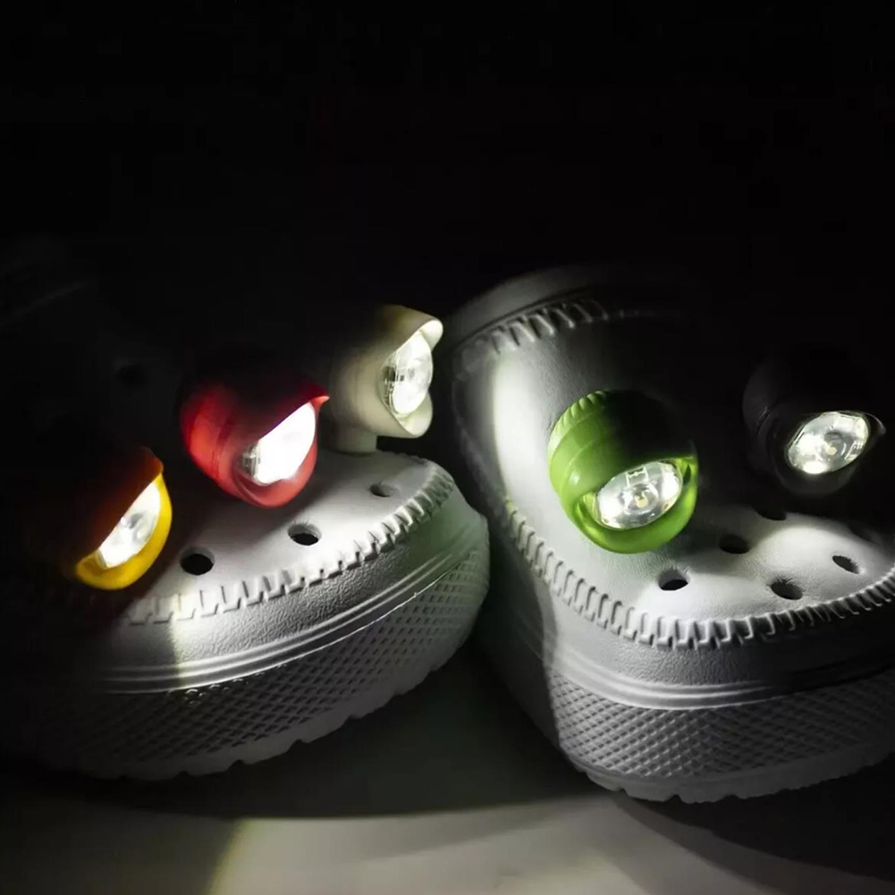 2pcs Hollowed-Out Shoes Lights - Outdoor Camping Slippers avaliação e preço