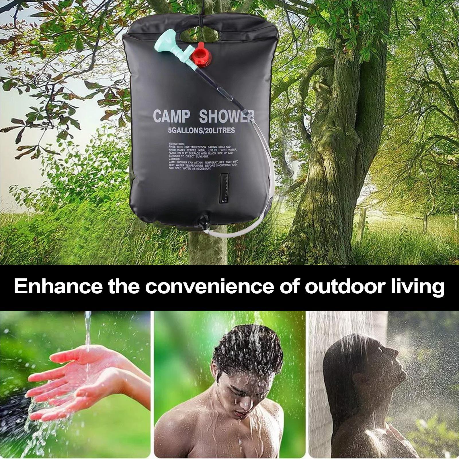 Outdoor Shower Bag Camping Wat - Outdoor Camping Hot Water Shower avaliação e preço