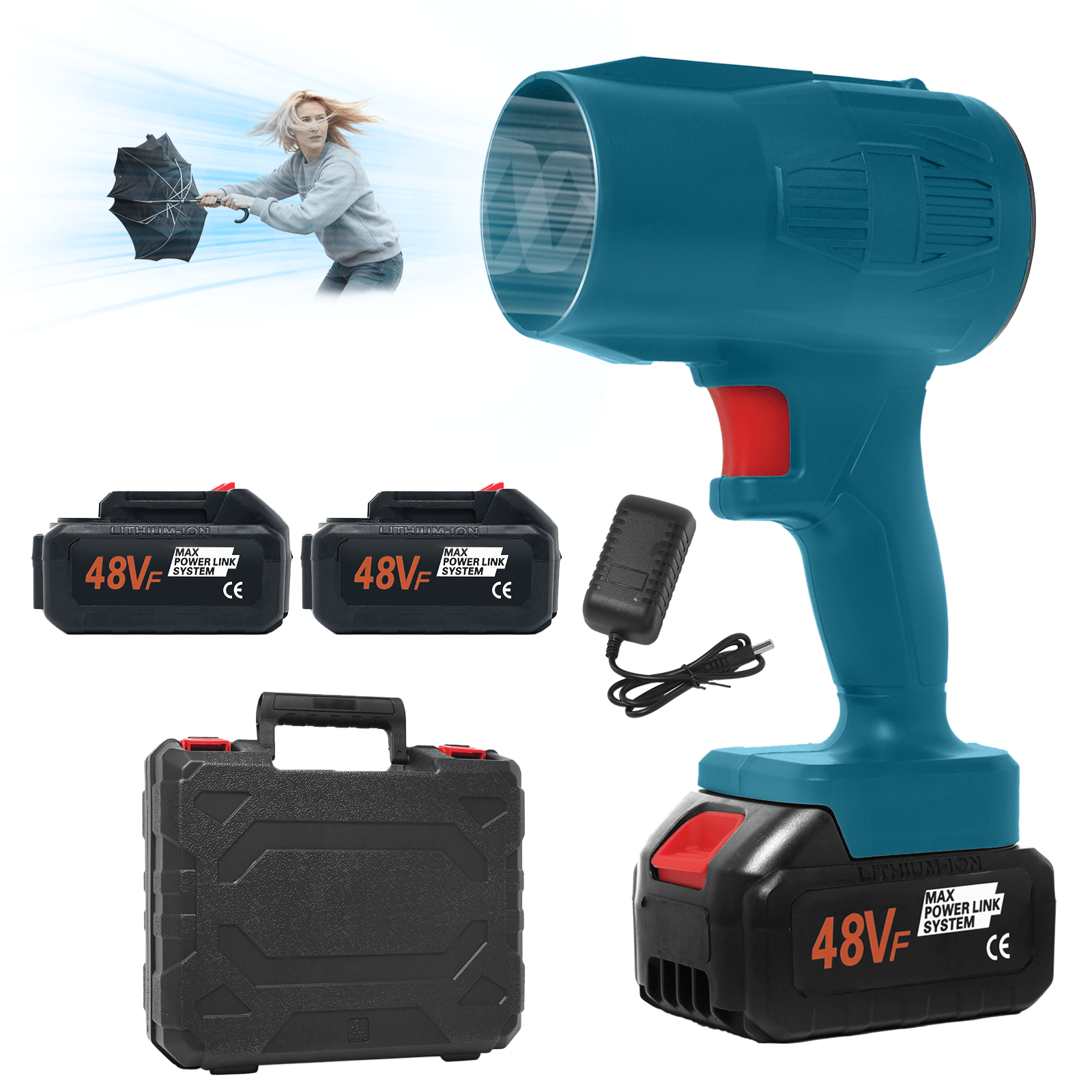 Handheld Black Powerful Blower - Camping Outdoor Or Indoor avaliação e preço