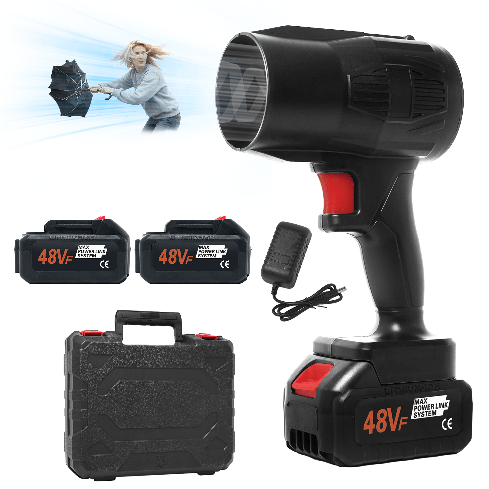 Handheld Black Powerful Blower - Camping Outdoor Or Indoor avaliação e preço