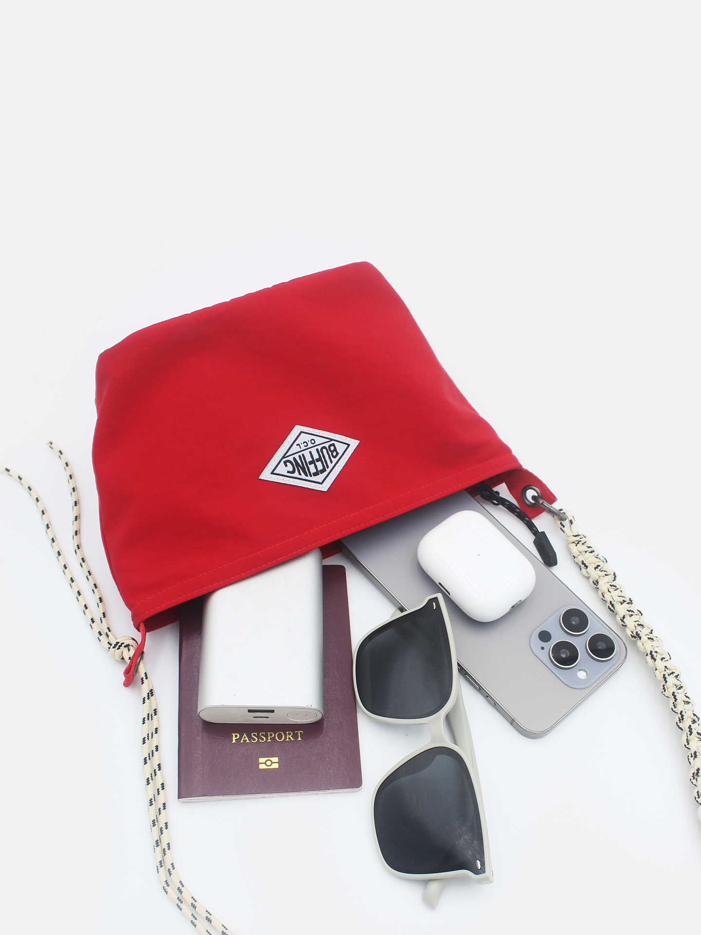Buffing Red Small Crossbody Ba - Japanese Outdoor Camping Brand avaliação e preço