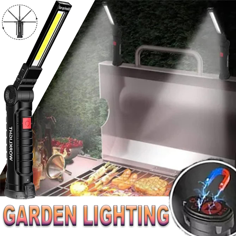 Portable LED Flashlight with M - Outdoor Camping Adventure Lamp avaliação e preço