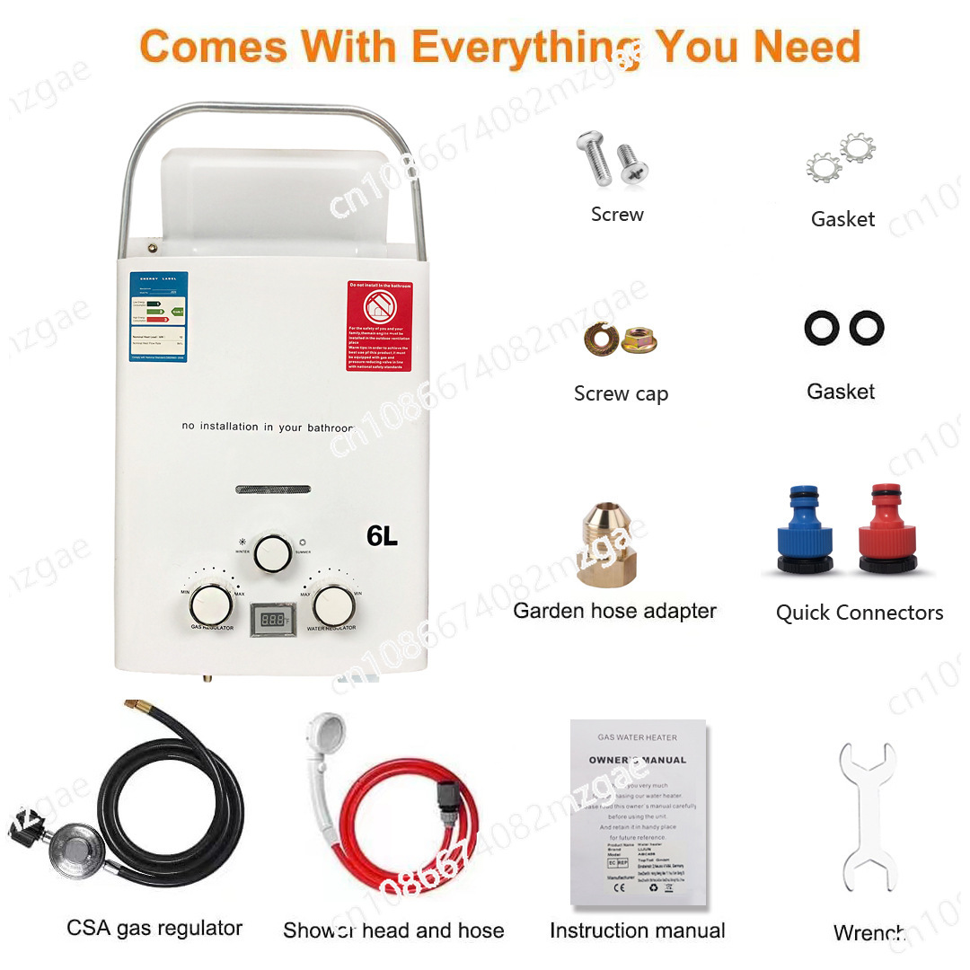 New Tankless Water Heater Outd - Outdoor Camping Hot Water Shower avaliação e preço