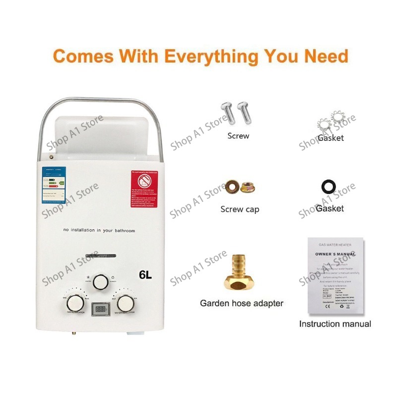 Water Heater 6L Outdoor Campin - Outdoor Camping Hot Water Shower avaliação e preço