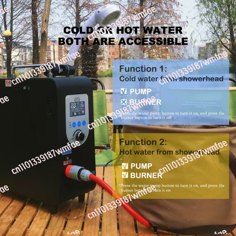 Outdoor portable  Portable gas - Outdoor Camping Water Heater avaliação e preço