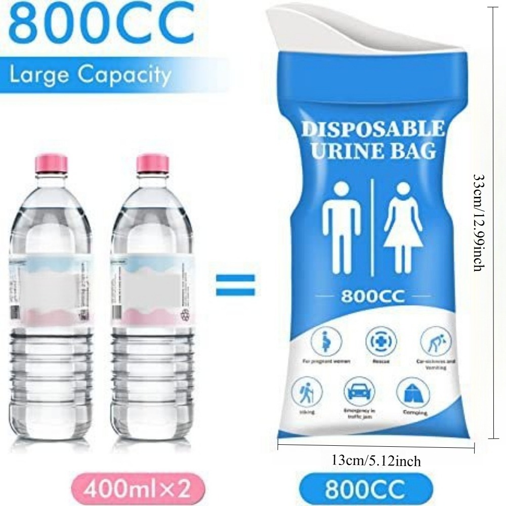 12PCS New Car Emergency Urine  - Bivvy Bag Emergency avaliação e preço