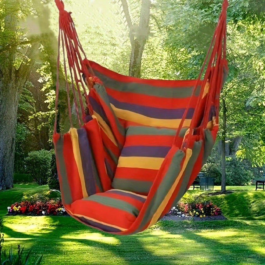 Portable Outdoor Hammock; feat - Camping Rope avaliação e preço