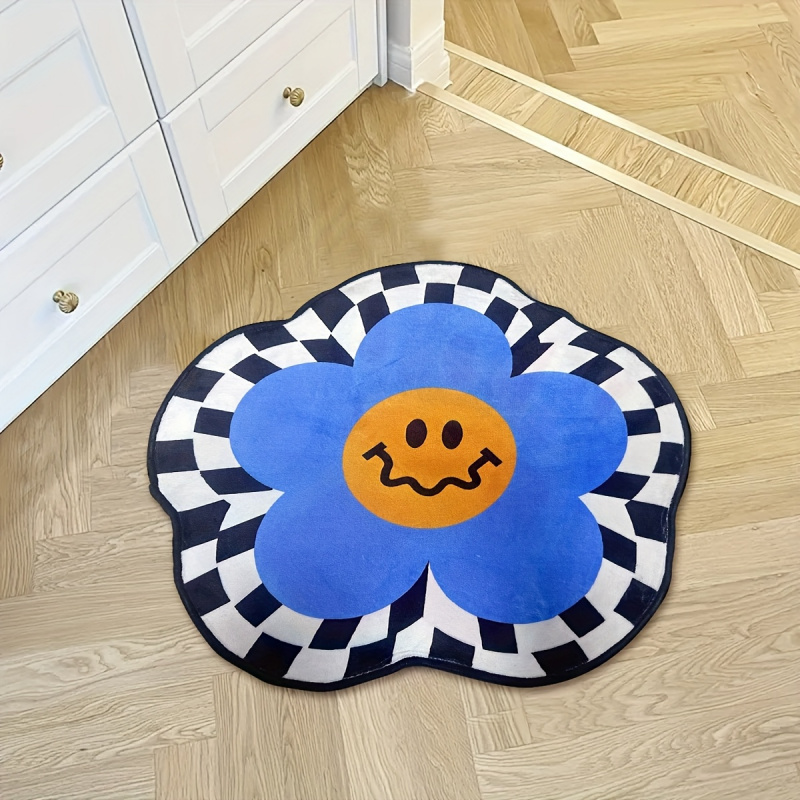 VIKAMA Blue Smiley Face Flower - Camping Outdoor Or Indoor avaliação e preço