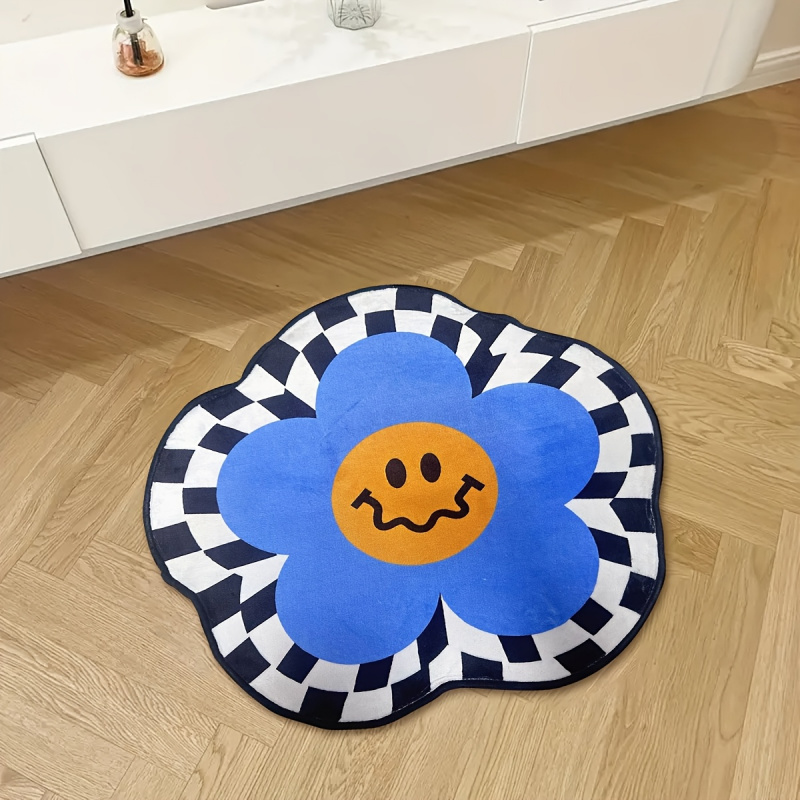 VIKAMA Blue Smiley Face Flower - Camping Outdoor Or Indoor avaliação e preço