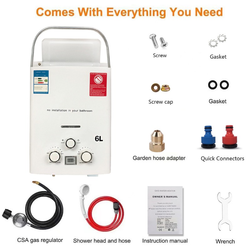 Outdoor water heater for RV Po - Outdoor Camping Water Heater avaliação e preço