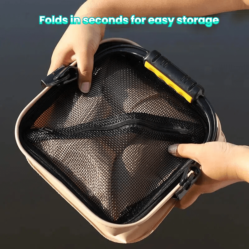 Portable Folding Bucket 8L/13L - Camping Rope avaliação e preço