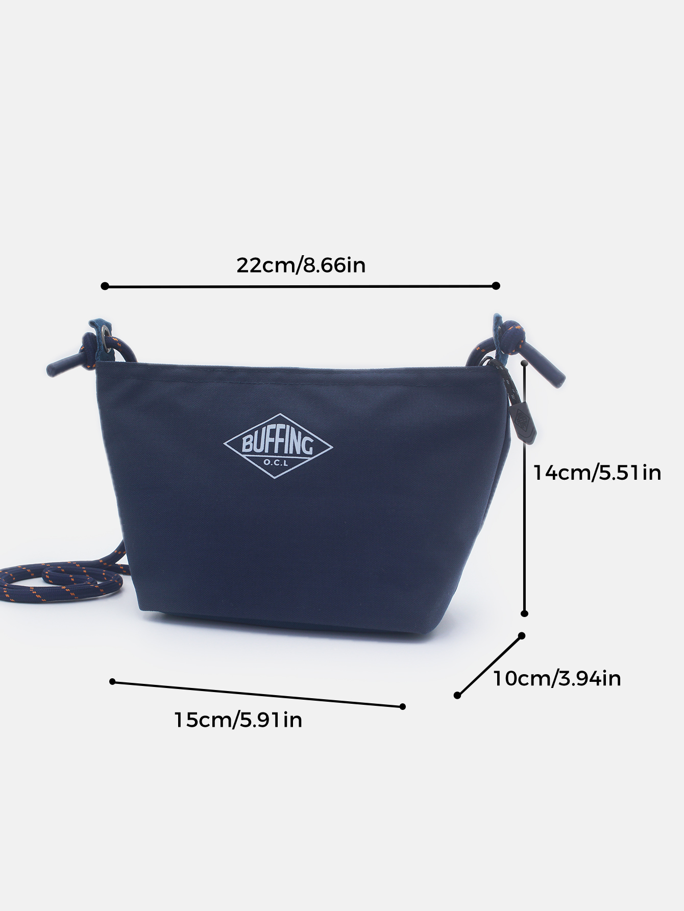 Buffing Deep Blue Crossbody Ba - Japanese Outdoor Camping Brand avaliação e preço