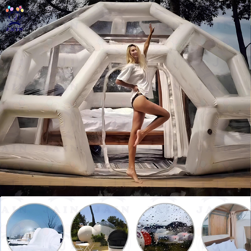 Inflatable Dome Tent with Pump - Outdoor Camping Rentals avaliação e preço