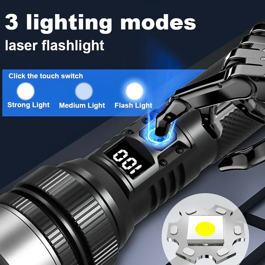 Ultra-Bright Rechargeable Flas - Outdoor Camping Adventure Lamp avaliação e preço