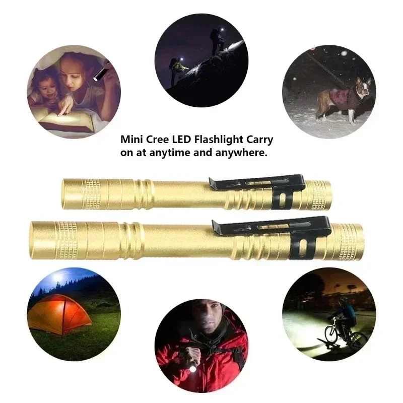 Portable Mini LED Pen Flashlig - Outdoor Camping Adventure Lamp avaliação e preço