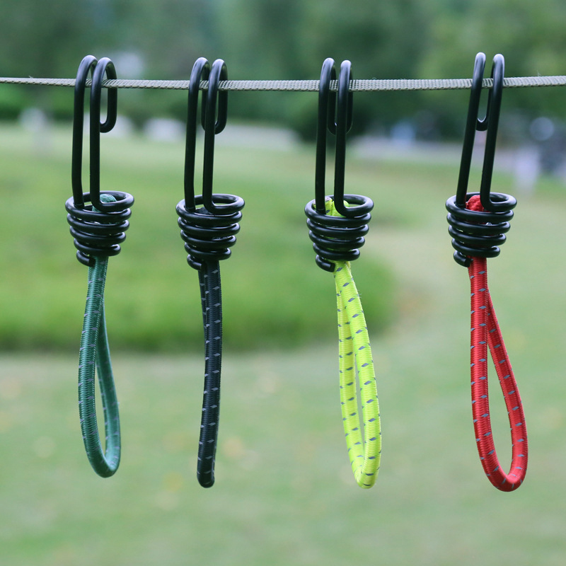 5Pcs Hooks Drawstring Elastic  - Camping Rope avaliação e preço