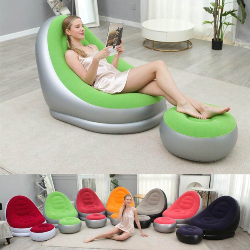 Lazy Person's Foldable Inflata - Outdoor Camping Rentals avaliação e preço