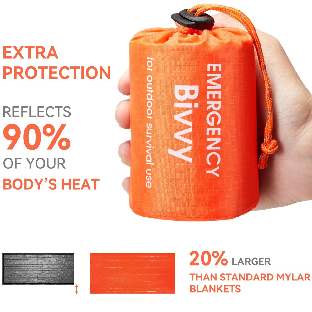 Emergency Sleeping Bag Surviva - Bivvy Bag Emergency avaliação e preço