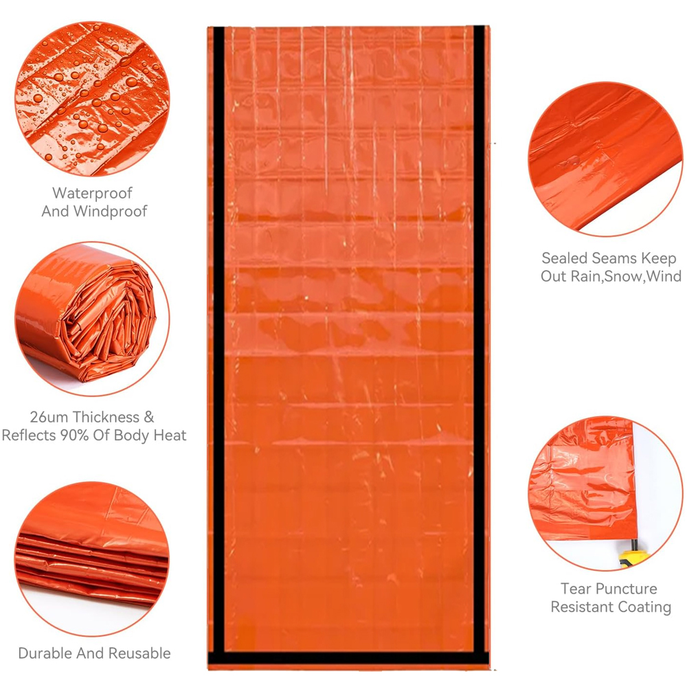 Emergency Sleeping Bag Surviva - Bivvy Bag Emergency avaliação e preço