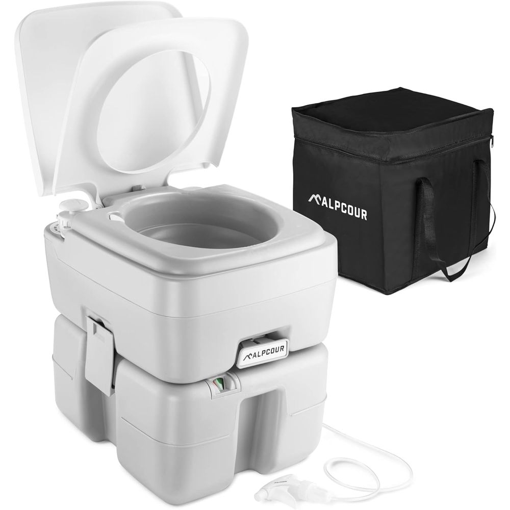 Portable Toilet – Compact Indo - Camping Outdoor Or Indoor avaliação e preço
