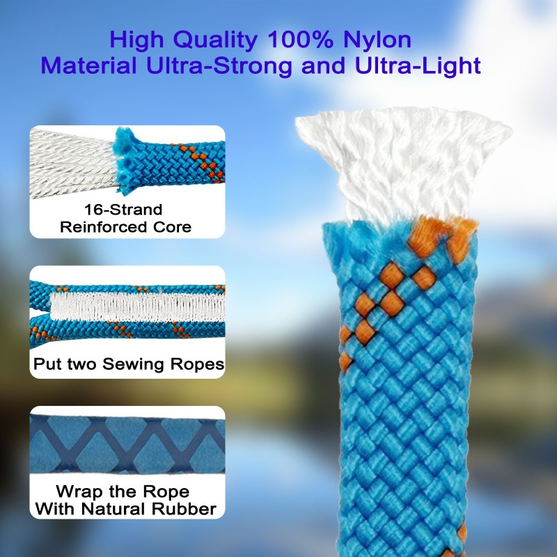 1pc Heavy-Duty Nylon Suspensio - Camping Rope avaliação e preço