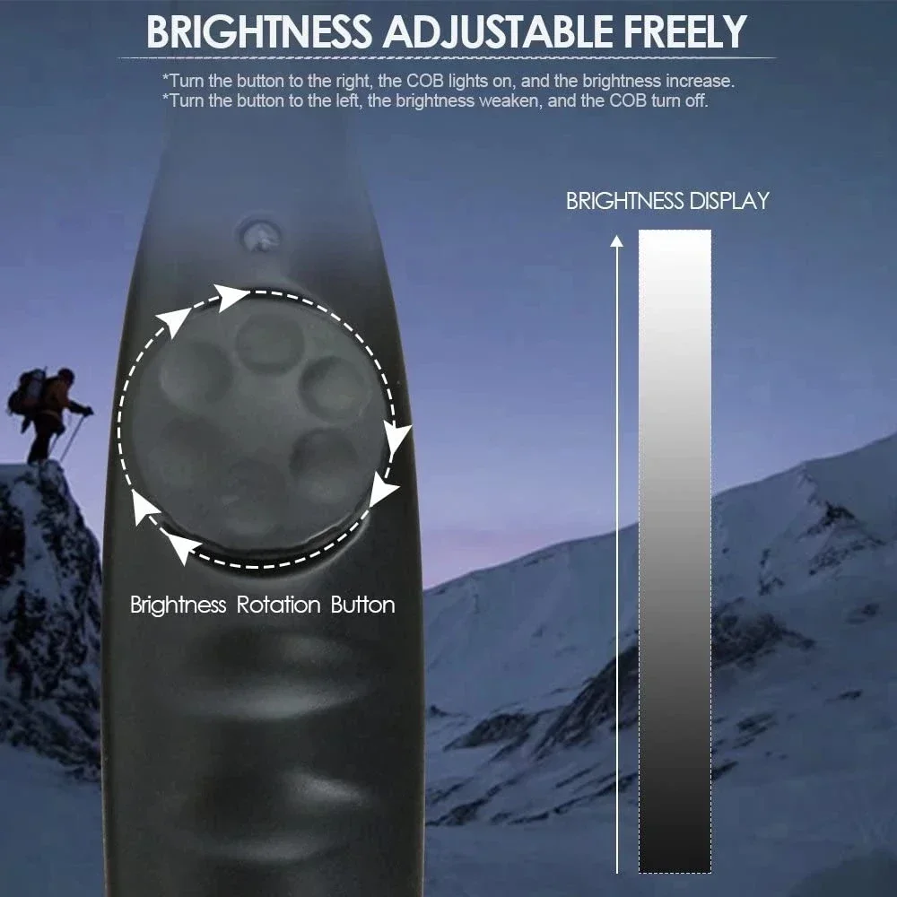 Portable COB LED Work Light US - Outdoor Camping Adventure Lamp avaliação e preço