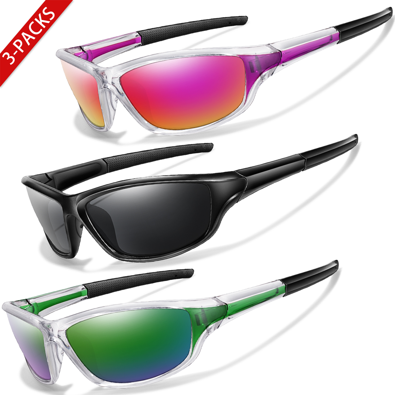 3 PCS Brand Polarized Cycling  - Outdoor Camping Brands avaliação e preço