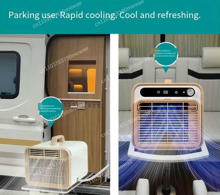Portable camping tent air cond - Outdoor Camping Air Conditioner avaliação e preço