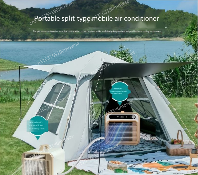 Portable camping tent air cond - Outdoor Camping Air Conditioner avaliação e preço