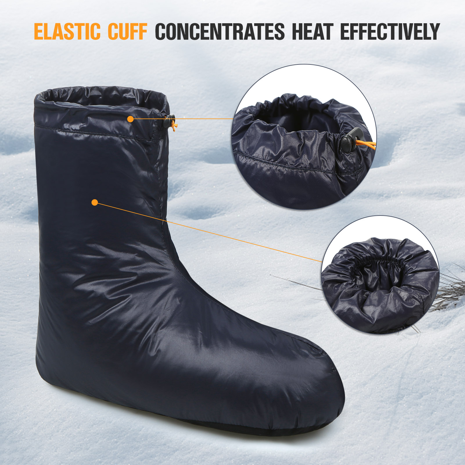 Lixada Winter Down Booties Soc - Outdoor Camping Slippers avaliação e preço