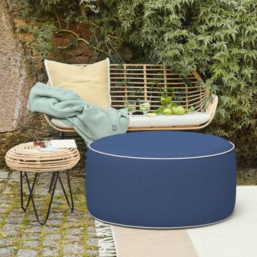 Inflatable Stool Ottoman Footr - Camping Outdoor Or Indoor avaliação e preço