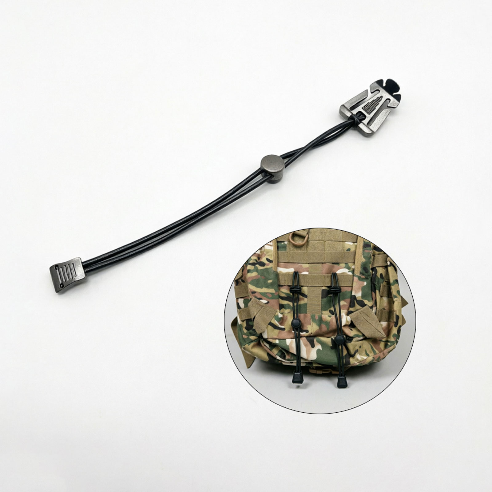Flashlight Clip Outdoor Backpa - Camping Rope avaliação e preço