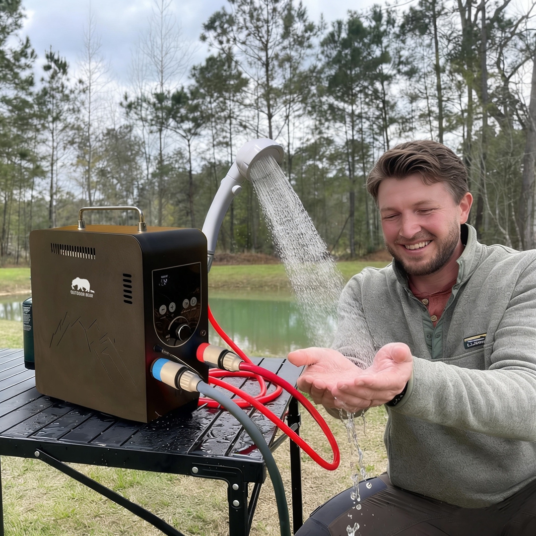 Outdoor Portable Gas Water Hea - Outdoor Camping Water Heater avaliação e preço