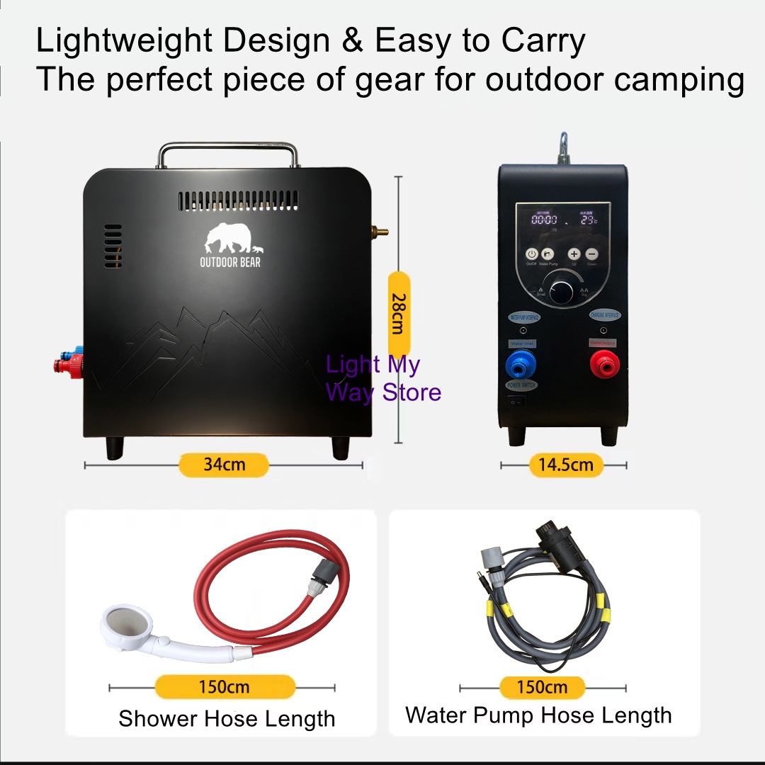 Outdoor Portable Gas Water Hea - Outdoor Camping Water Heater avaliação e preço