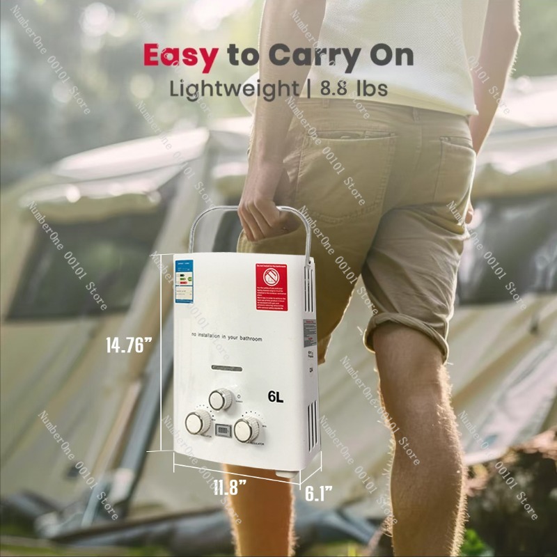 Propane LPG  Gas Tankless Wate - Outdoor Camping Hot Water Shower avaliação e preço