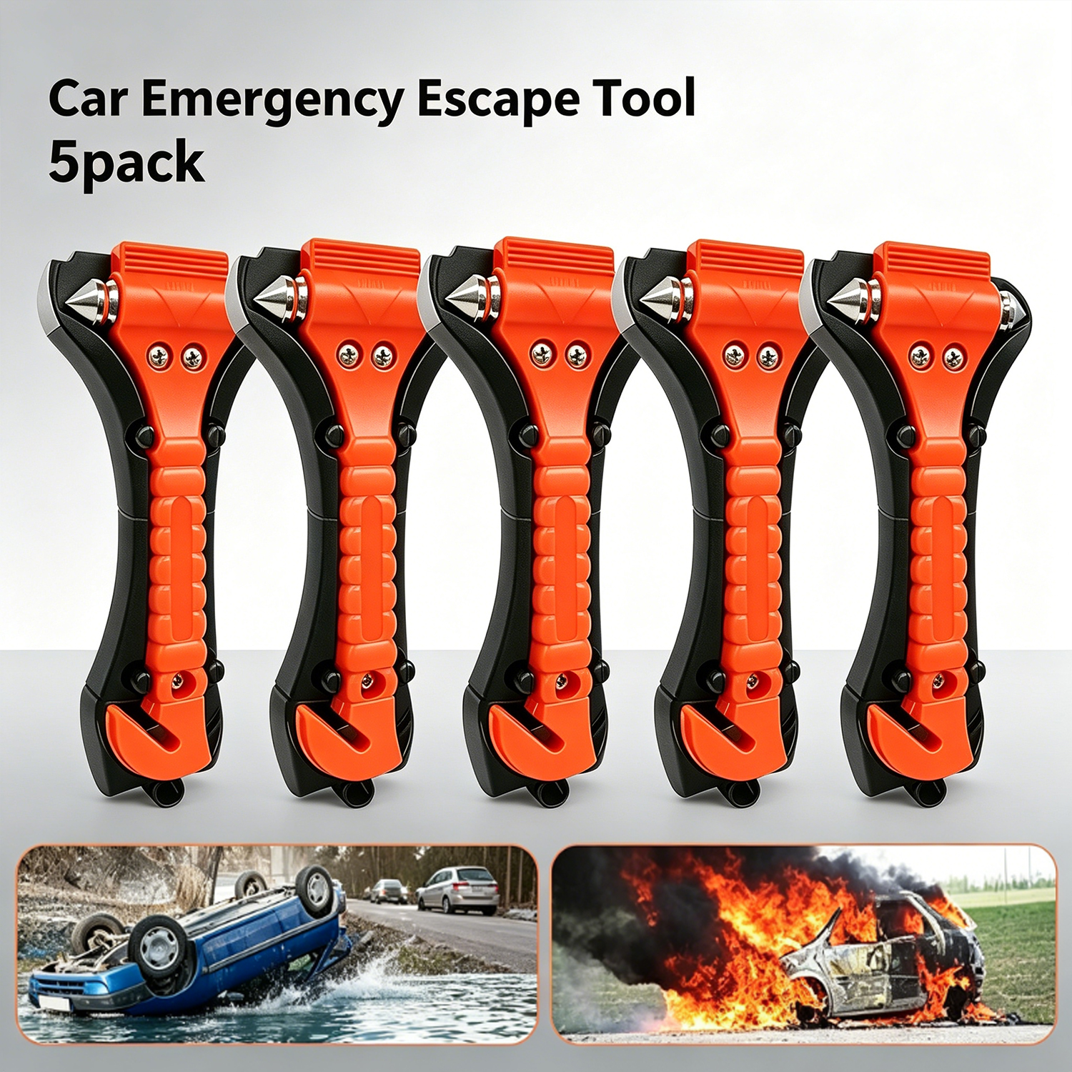 1/2PCS Survival Safety Hammer  - Bivvy Bag Emergency avaliação e preço