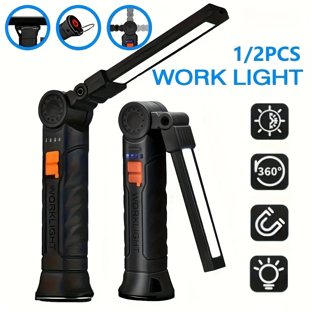 Portable COB LED Flashlight Re - Outdoor Camping Adventure Lamp avaliação e preço