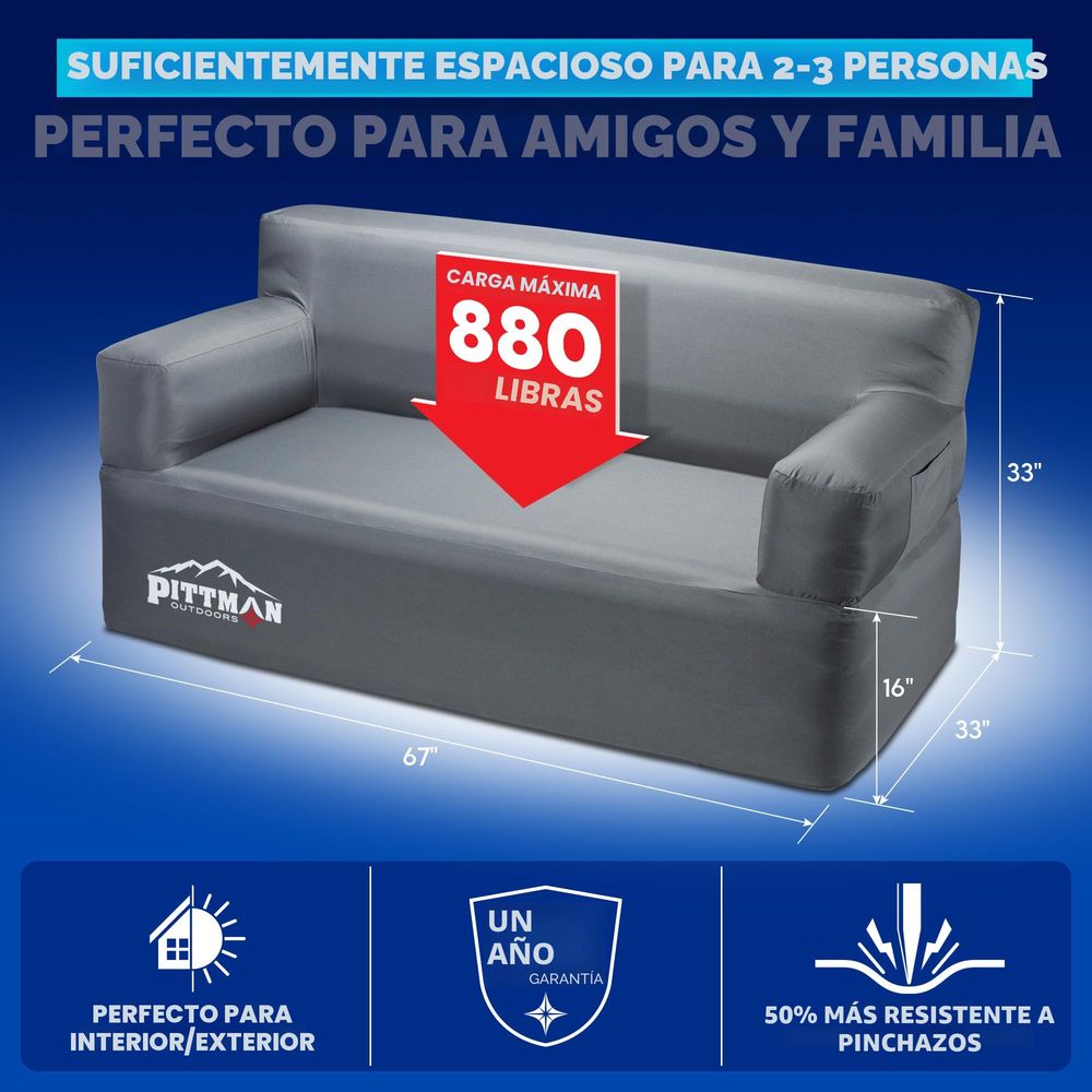 Inflatable sofa with integrate - Camping Outdoor Or Indoor avaliação e preço