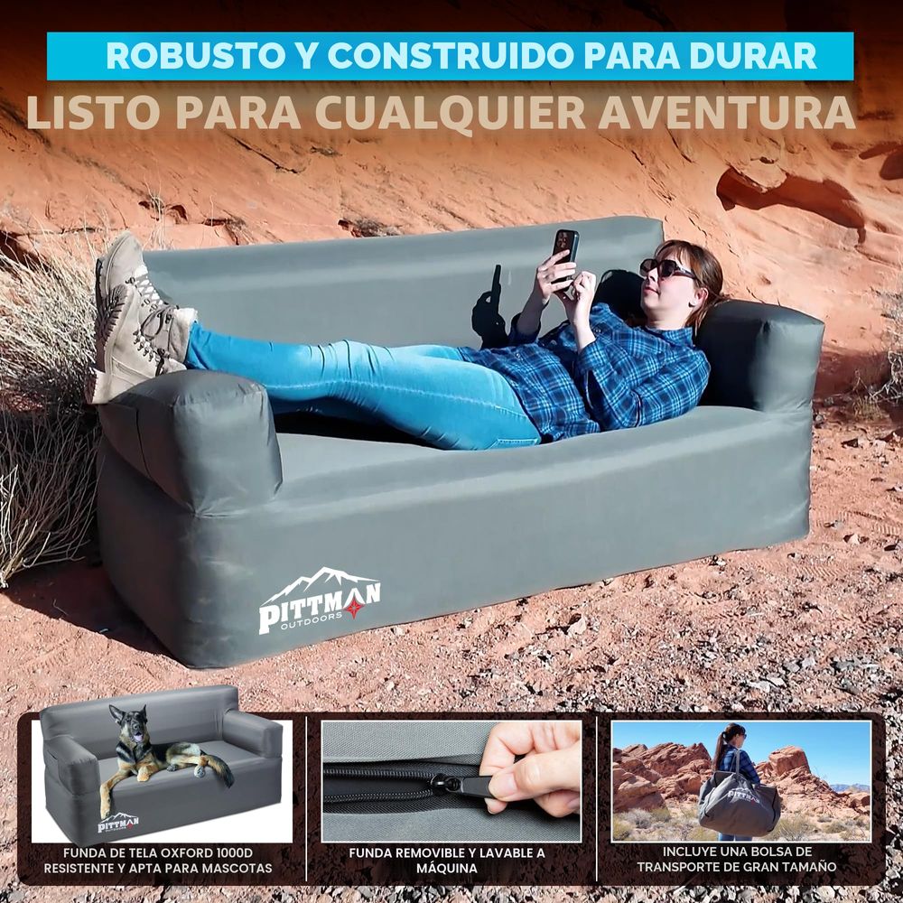 Inflatable sofa with integrate - Camping Outdoor Or Indoor avaliação e preço