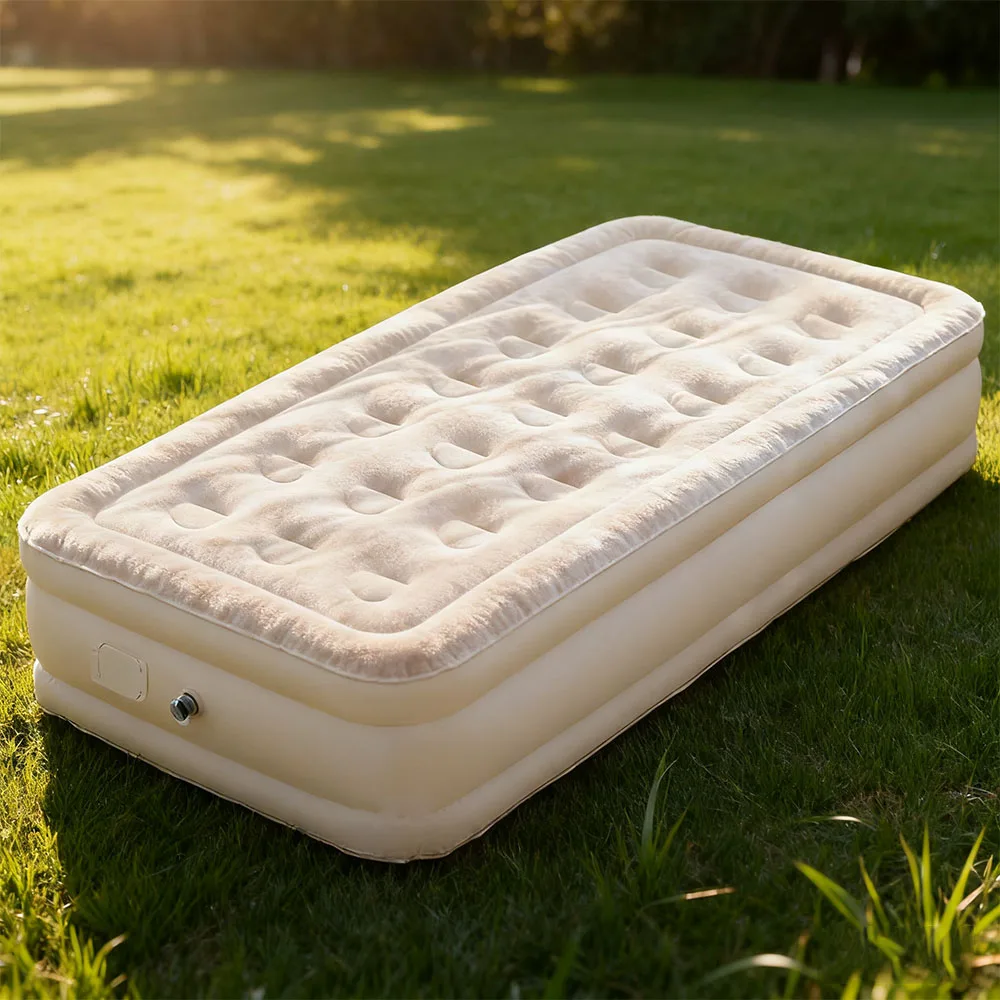 Air Mattress Built-in Pump Sel - Camping Outdoor Or Indoor avaliação e preço