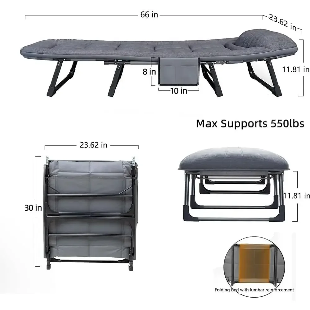 Portable 6-Position Adjustable - Camping Outdoor Or Indoor avaliação e preço