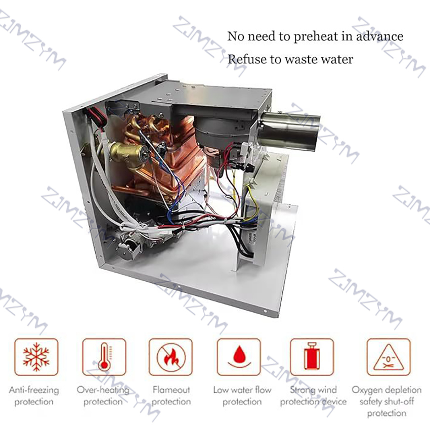12V Dc Water Heater for Campin - Outdoor Camping Water Heater avaliação e preço