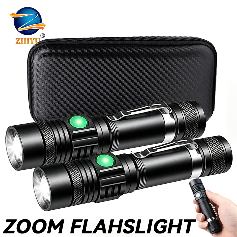 T6 LED Rechargeable Flashlight - Outdoor Camping Adventure Lamp avaliação e preço