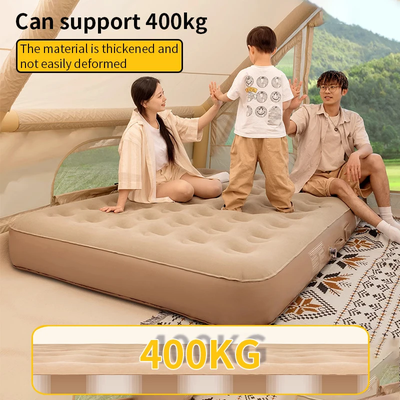 New Air Mattress Built-in Pump - Camping Outdoor Or Indoor avaliação e preço